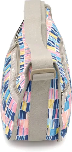 Vista 5 de LeSportsac Classic Hobo Bolso cruzado en azulejos pintados