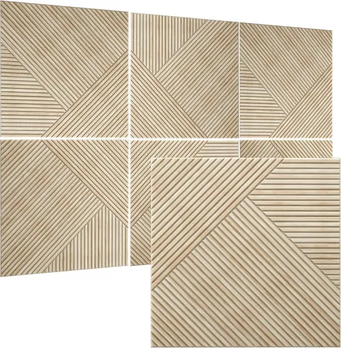 Vista 10 de TO-TH Paneles acústicos de pared, paquete de 6 unidades de tamaño total de 72 x 48 pulgadas, paneles acústicos decorativos autoadhesivos para pared
