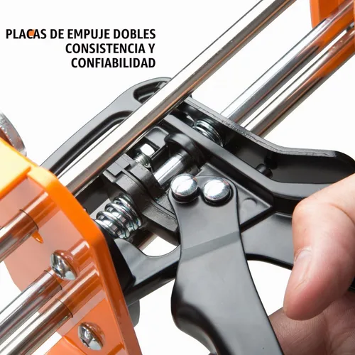 Vista 3 de 200 ml (1:1 y 2:1) Pistola de cartucho de doble componente de alta relación de empuje 26:1
