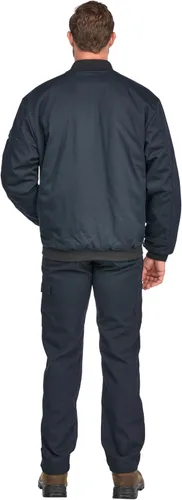 Vista 2 de Bulwark FR mens Flame Resistant 9 Oz Twill Cotton Excel Fr Team Jacket, Navy