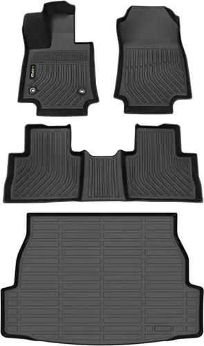 Vista 102 de Alfombrilla de maletero para todo tipo de clima para Mazda CX-30 2020-2025 2026, accesorios de maletero de auto de ajuste personalizado - Negro