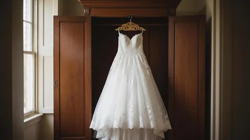 Vista 4 de Chaqueta de traje de boda de madera vintage hecha a mano, camisa de esmoquin, colgador de ropa para novio y vestido de novia, antideslizante