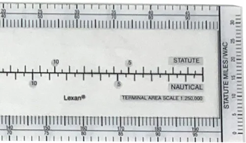 Vista 7 de Advanced Pilot Products Plotter de aviación giratorio - Herramienta de navegación precisa para estudiantes pilotos - Ideal para examen FAA
