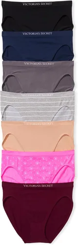 Vista 8 de Victoria's Secret Ropa Interior Brief sin Costuras para Mujer, Bragas de Cobertura Completa para Mujer, Paquete Múltiple (XS-XXL)