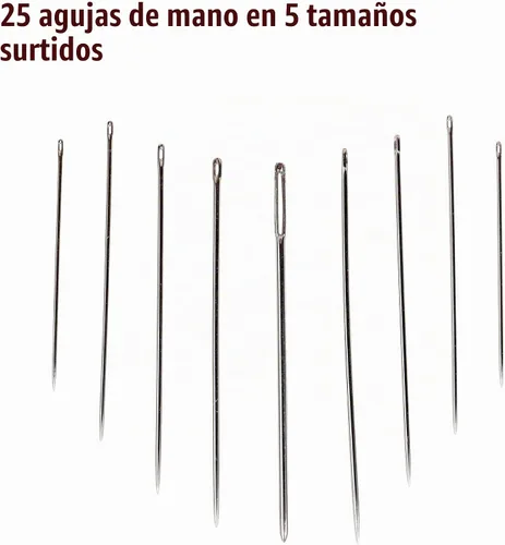Vista 3 de Singer 25 agujas surtidas para coser en estuche, paquete de de 1