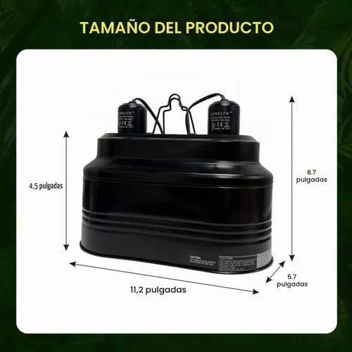 Vista 3 de Lámpara de reptil, máximo 160 W. Cada lámpara caliente de reptil viene con un interruptor separado, adecuada para lagartos, tortugas, serpientes