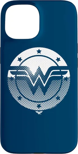Vista 6 de Wonder Woman Funda con logotipo de escudo de medio tono para iPhone 17