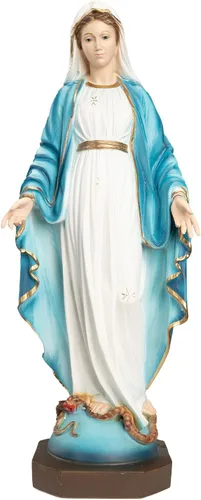 Vista 5 de THE FAITH GIFT SHOP Nuestra Señora de Gracia Virgen Mary Colección hecha a mano (6")