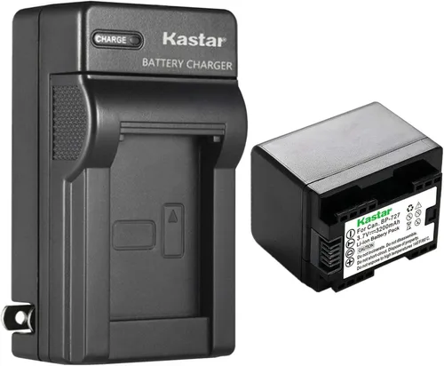 Vista 8 de Kastar BP-727 BP727 Cargador de pared AC compatible con Canon VIXIA HF R70 HFR70, VIXIA HF R72 HFR72, VIXIA HF R80 HFR80, VIXIA HF R82 HFR82, VIXIA