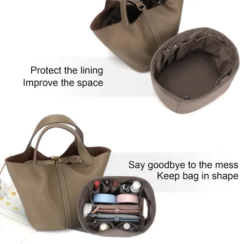 Vista 7 de Joqixon Organizador de bolso para bolsas de Picotin 1822, organizador de bolsas de nailon para bolso y bolso, organizador de bolsas de mano con 9