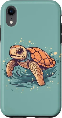 Vista 24 de Funda para iPhone SE (2020) / 7 / 8 Cute Kawaii Sea Turtle in the Ocean