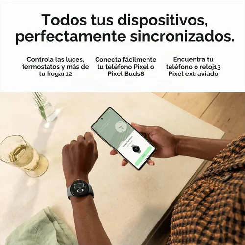 Vista 7 de Google Pixel Watch 1ª generación (modelo anterior) – Reloj inteligente Android con seguimiento de actividad Fitbit – Reloj de seguimiento