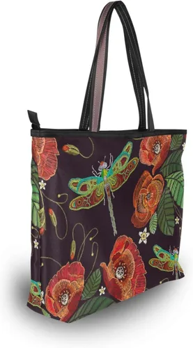 Vista 6 de Bolso de mano para mujer, bolso de hombro con asa superior
