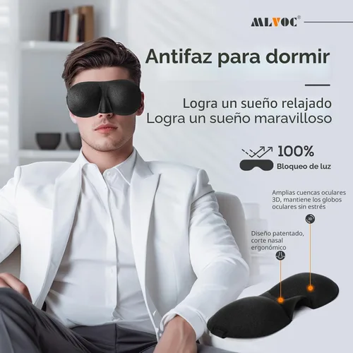 Vista 9 de MLVOC Almohada de viaje 100% espuma viscoelástica pura para el cuello, cubierta cómoda y transpirable, lavable a máquina, kit de viaje para avión