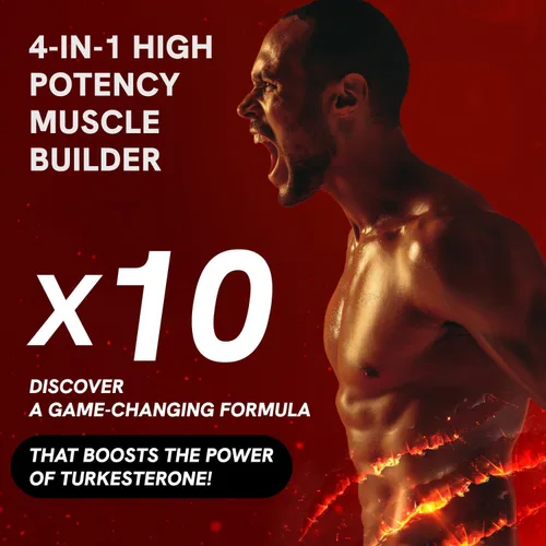 Vista 4 de Suplemento orgánico de turkesterona para hombres - Recuperación muscular y crecimiento con Fadogia Agrestis orgánica, pterostilbeno, Ajuga