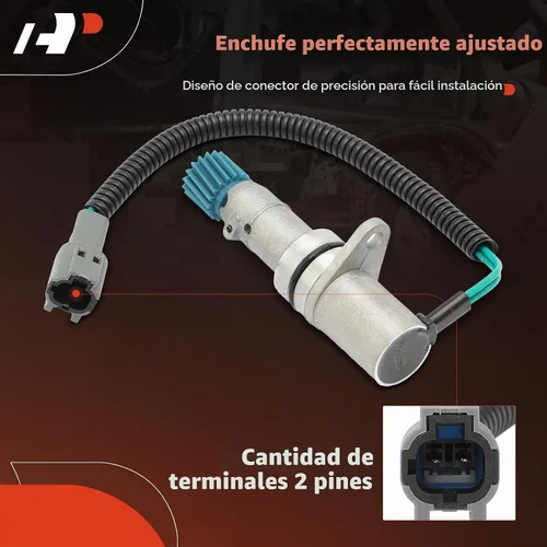 Vista 4 de A-Premium Sensor de velocidad del vehículo compatible con Nissan Frontier 2000-2001, Pickup 1996-1997, D21 1994, 2.4L, Gas