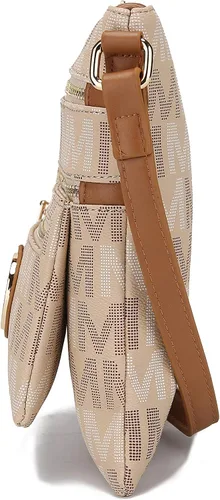 Vista 4 de Mia K Women's Crossbody Handbag, PU Leather Adjustable Strap, Side Crossover Bag, Shoulder Bag