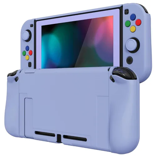 Vista 118 de PlayVital AlterGrips Ergonomic Grips Cover for Nintendo Switch, [2 Design] Interchangeable Comfort Dockable Protective Case with Screen Protector &