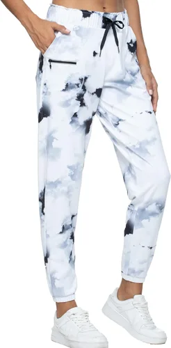 Vista 198 de Kcutteyg - Pantalones deportivos con bolsillos para mujer, diseño suave, ligero y de secado rápido, para entrenamiento, gimnasia, yoga y correr