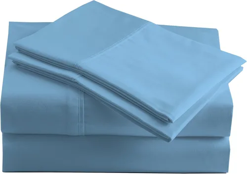 Vista 7 de Perú Pima – Juego de sábana de cama de 285 hilos – 100 % algodón peruano Pima – De percal Pizarra