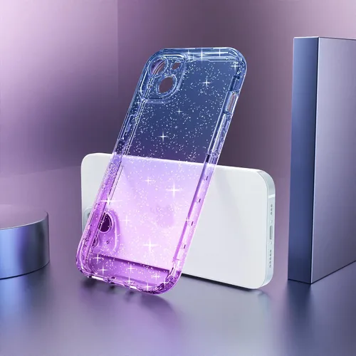Vista 3 de IDweel Funda para iPhone 15 con protector de pantalla (vidrio templado), híbrida 2 en 1, a prueba de golpes, suave, delgada, transparente