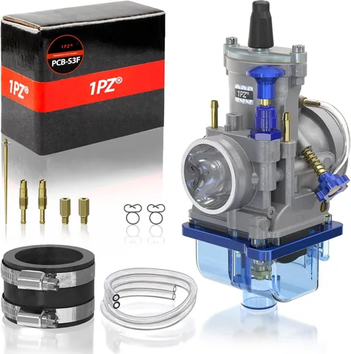 Vista 9 de 1PZ PW0-K21 PWK - Carburador de 1.82 pulgadas para reemplazo de carburador, rendimiento universal para motocicletas Pit Dirt Bike Off Road ATV Quad