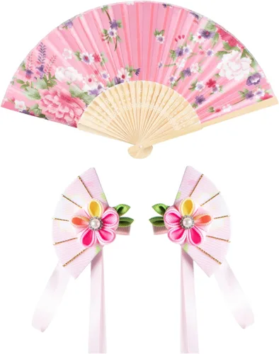 Vista 6 de Vestido tradicional japonés bata tipo kimono para niños y niñas