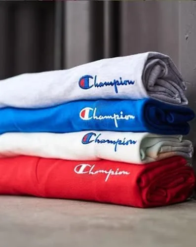 Vista 4 de Champion Big and Tall Shorts for Men Side Script Jersey Athletic Gym Shorts