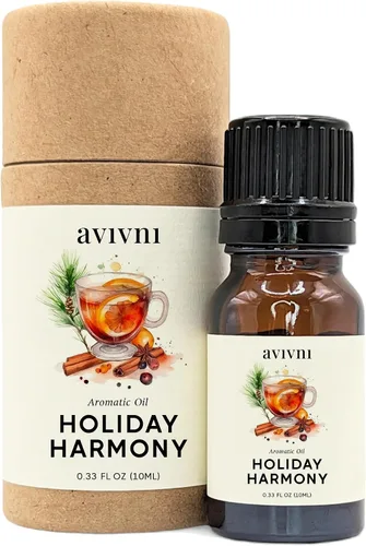 Vista 6 de Aceite aromático de manzana y canela, mezcla navideña 100% puro y natural, orgánico, sin diluir para aromaterapia y difusores (0.33 oz - 32.8 ft)