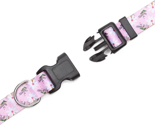 Vista 6 de Collar ajustable para perro con patrones, ultra cómodo, de nailon suave, transpirable, para perros pequeños, medianos y grandes