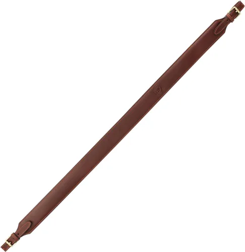 Vista 2 de TOURBON Correa de cuero para escopeta de rifle largo ajustable con o sin giros 1.77" Wide, Non-slip Suede Interior, Metal Buckles with Slots, with