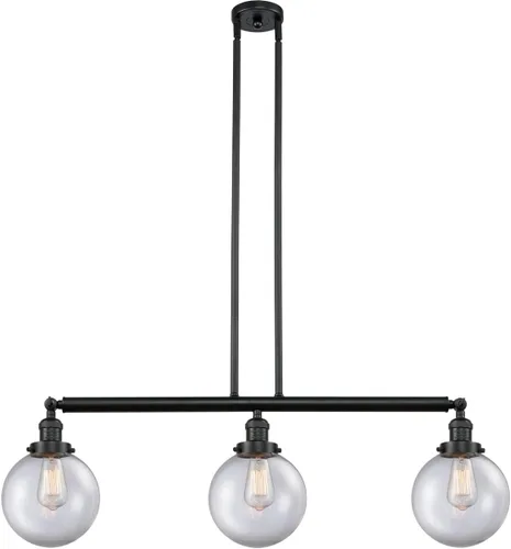 Vista 3 de Innovations 209-SN-HFS-82-SN-LED Colgante Isla LED de Franklin Restoration Collection 9.00 pulgadas Níquel