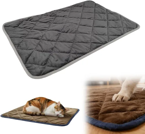 Vista 9 de Tapete de cama autocalentable para gatos, almohadilla autocalentable 2027 Azul