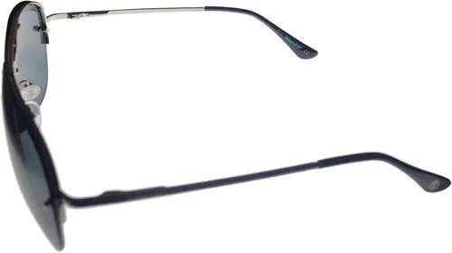 Vista 3 de Timberland brillante Gunmetal para hombre montaje frontal sin montura Aviador Metal Sunglass TB7174 9A