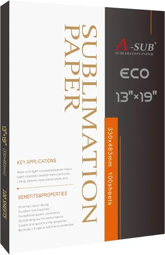 Vista 10 de A-SUB Papel de Sublimación 3.5x9 Pulgadas para Regalos Únicos de Navidad DIY Compatible con Impresora de Inyección de Tinta que Coincide con Tinta
