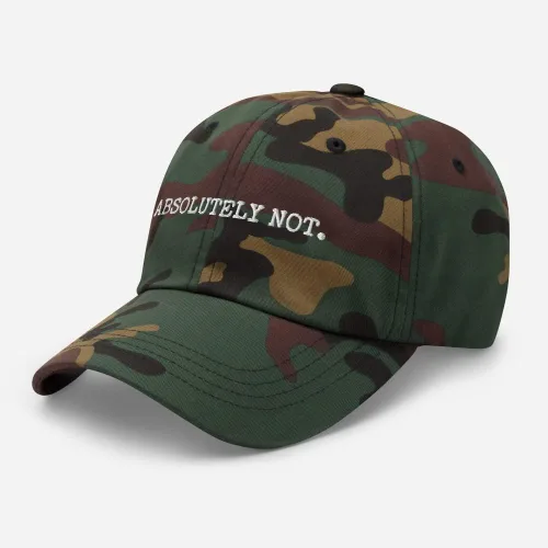 Vista 3 de Sombrero de rechazo Absolutely Not Gorra divertida no interesada para hombres o mujeres