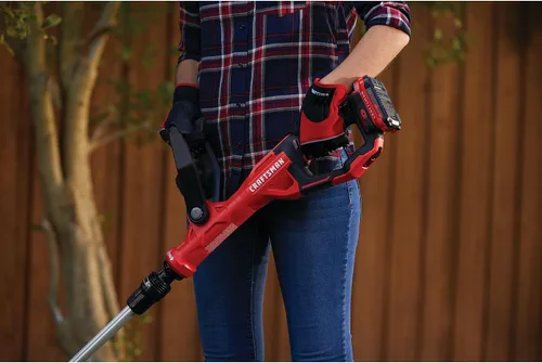 Vista 9 de CRAFTSMAN V20 WEEDWACKER Cortadora de Cuerdas Inalámbrica Bordeadora con Alimentación Automática, 13 pulgadas, Solo Herramienta (CMCST900B)