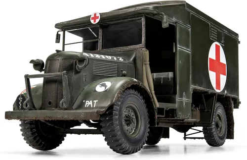 Vista 2 de Airfix Juego de modelos, A1375 Austin K2/Y, kit de modelo de ambulancia - Kit de construcción de modelo de vehículo de motor de plástico