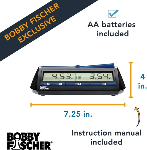 Vista 4 de Bobby Fischer Reloj de ajedrez - Desarrollado por DGT