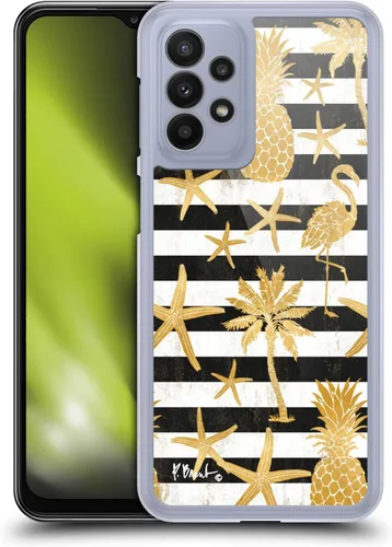 Vista 8 de Head Case Designs Funda rígida con licencia oficial de Paul Brent Agate Mermaid Coastal compatible con Samsung Galaxy A23/5G (2022)