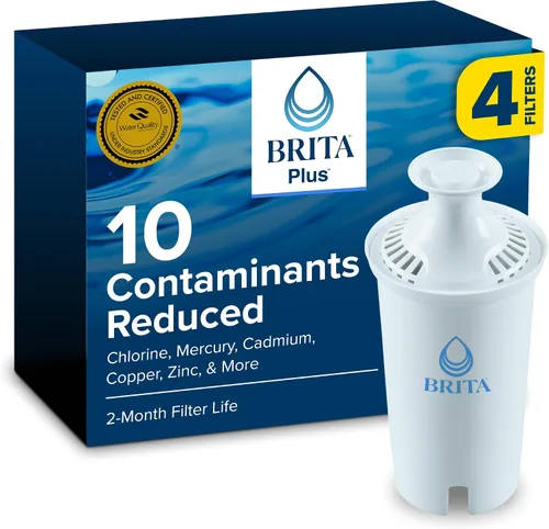 Vista 14 de Brita Plus Filtro de agua de repuesto, para jarras y dispensadores, paquete