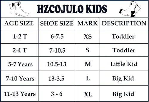 Vista 2 de Hzcojulo Calcetines unisex de algodón suave para niños pequeños, talla 1-15 años, 10 pares