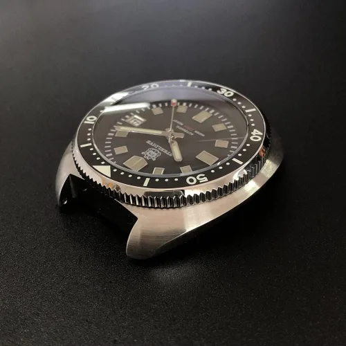 Vista 5 de STEELDIVE - Reloj automático para hombre reloj automático para hombre resistente al agua 6562ft C3 cronógrafo bisel de cerámica zafiro espejo NH35