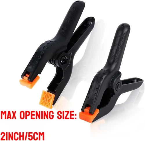 Vista 5 de 10 PIEZAS Abrazaderas de Resorte Grandes de Plástico Profesional de 4.5 Pulgadas de Servicio Pesado para Manualidades o Clips de Plástico y Clips
