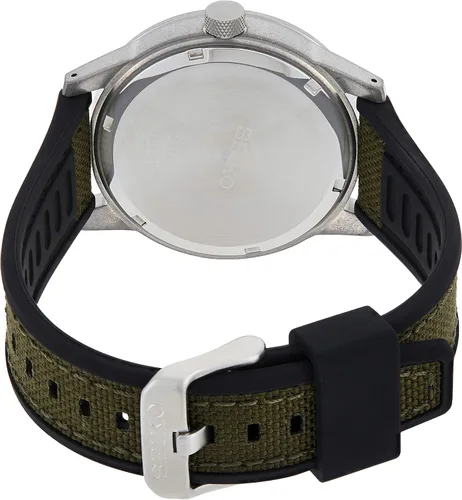 Vista 2 de Seiko reloj de cuarzo conceptual esfera verde para hombre SUR323