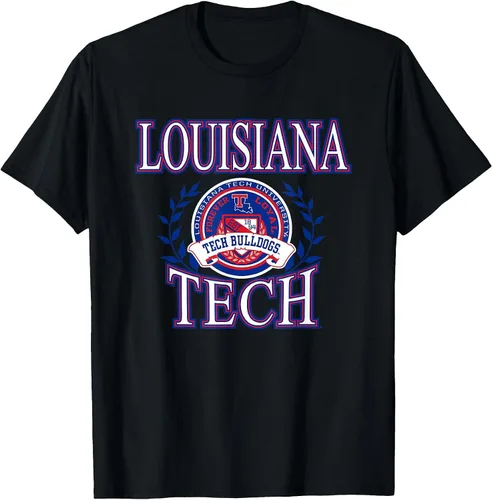 Vista 3 de Louisiana Tech Bulldogs Laurels Logo Officially Licensed T-Shirt