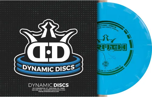 Vista 3 de Dynamic Discs Prime Burst EMAC Truth Disc Golf Rango Medio 6.00 oz Plus Estable Frisbee Golf Rango Medio El color del sello puede variar Azul