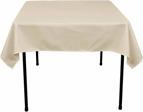 Vista 13 de Mantel cuadrado de poliéster 72"x72" (azul Acqua)