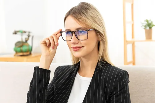 Vista 6 de K KENZHOU Paquete de 5 lentes de lectura con bloqueo de luz azul para mujeres/hombres, antidolor de cabeza, deslumbramiento/fatiga ocular, anteojos