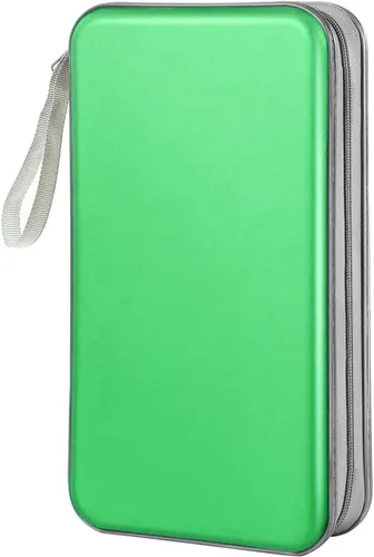 Vista 15 de Funda para CD, capacidad 80, con función atril, para almacenamiento de DVD, VCD y Blu-ray (Blanco)